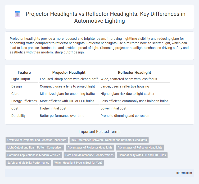 Projector Headlights vs Reflector Headlights: Key Differences in Automotive Lighting
