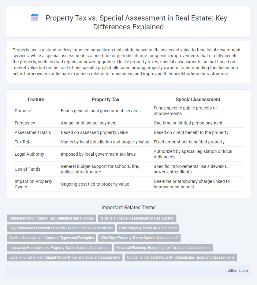 Property Tax vs. Special Assessment in Real Estate: Key Differences Explained