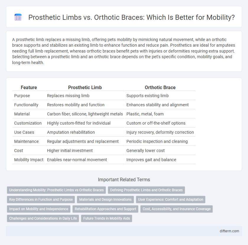 Prosthetic Limbs vs. Orthotic Braces: Which Is Better for Mobility?