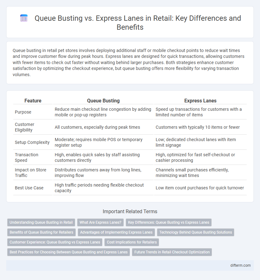 Queue Busting vs. Express Lanes in Retail: Key Differences and Benefits