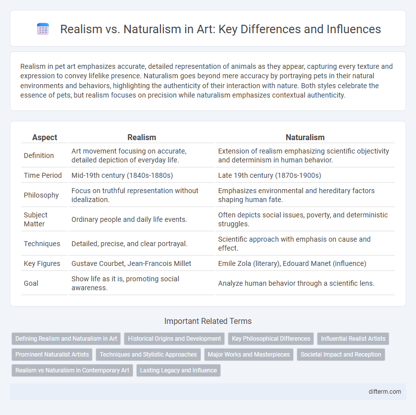 Realism vs. Naturalism in Art: Key Differences and Influences