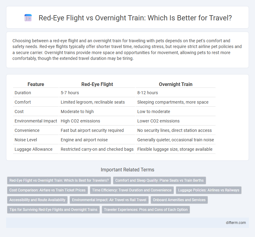 Red-Eye Flight vs Overnight Train: Which Is Better for Travel?