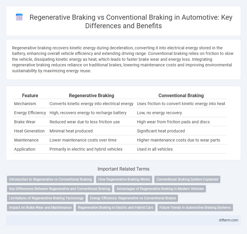 Regenerative Braking vs Conventional Braking in Automotive: Key Differences and Benefits