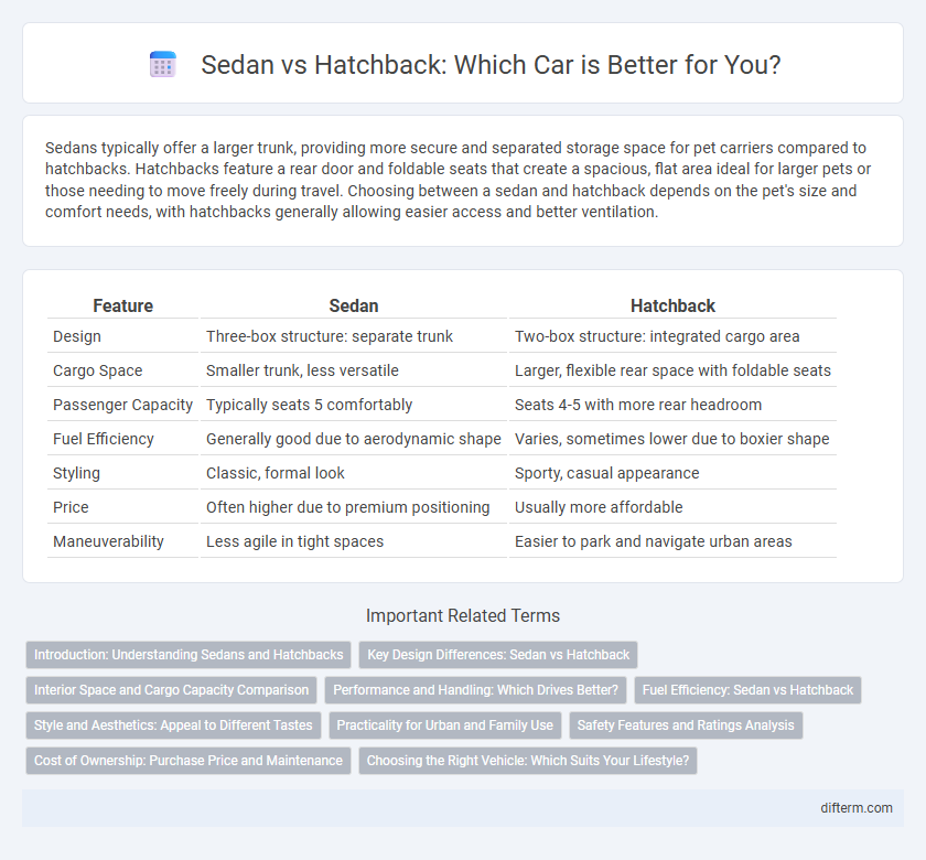 Sedan vs Hatchback: Which Car is Better for You?