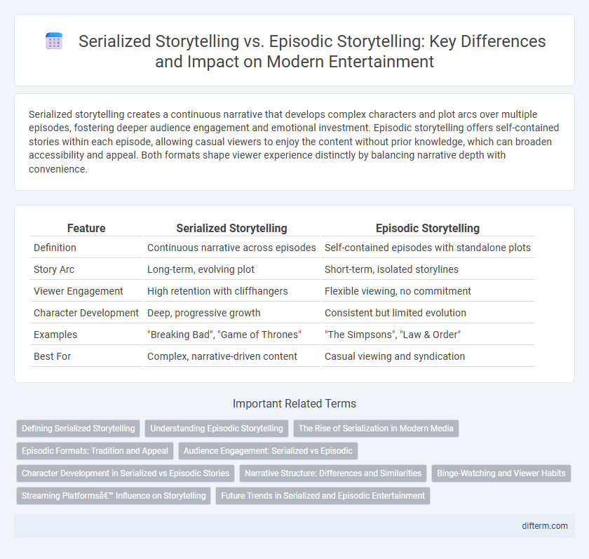 Serialized Storytelling vs. Episodic Storytelling: Key Differences and Impact on Modern Entertainment