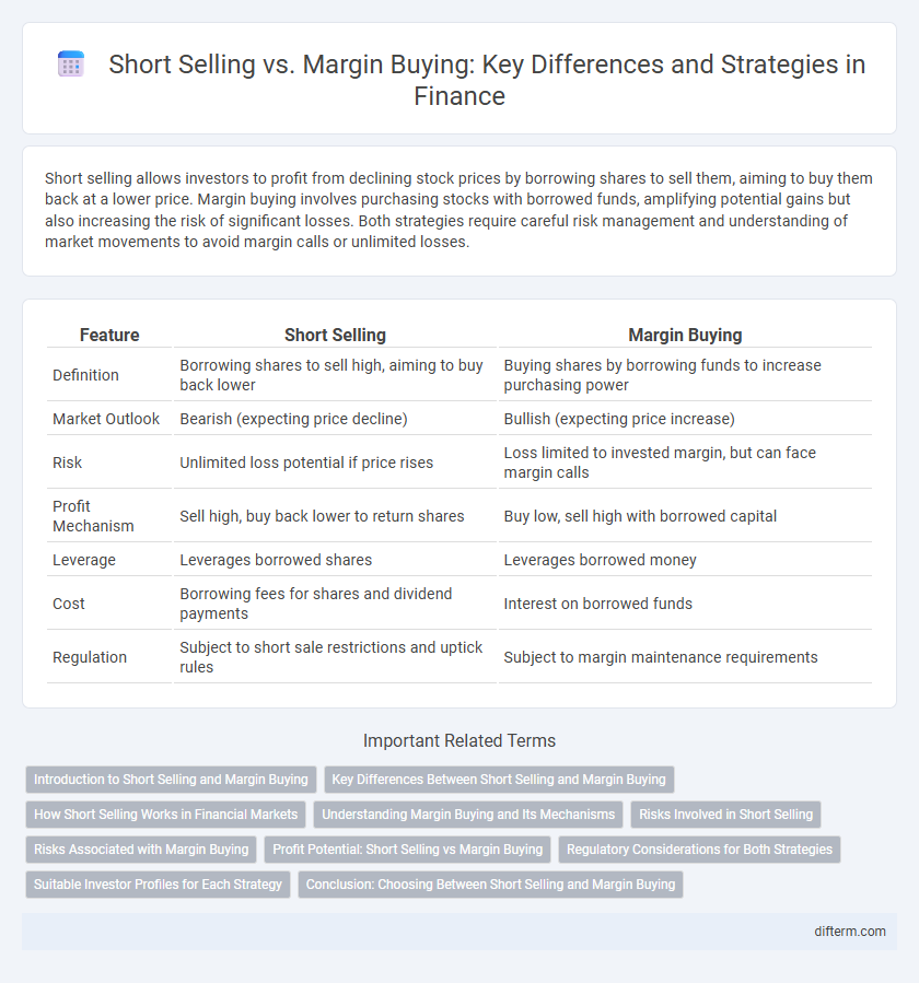 Short Selling vs. Margin Buying: Key Differences and Strategies in Finance