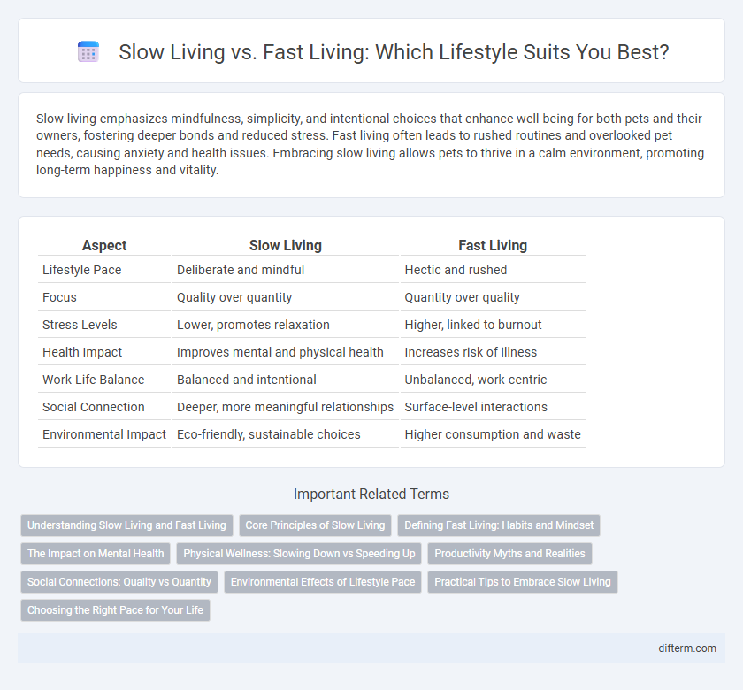Slow Living vs. Fast Living: Which Lifestyle Suits You Best?