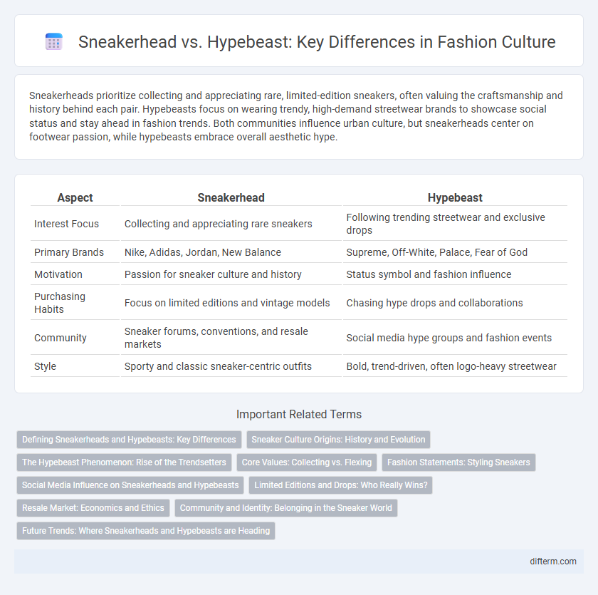 Sneakerhead vs. Hypebeast: Key Differences in Fashion Culture