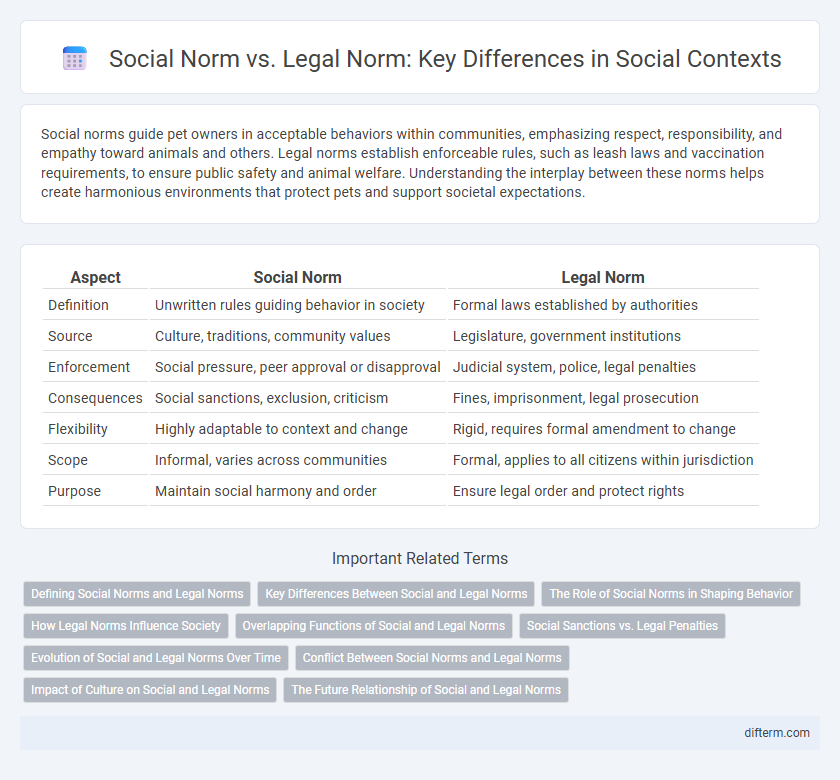 Social Norm vs. Legal Norm: Key Differences in Social Contexts