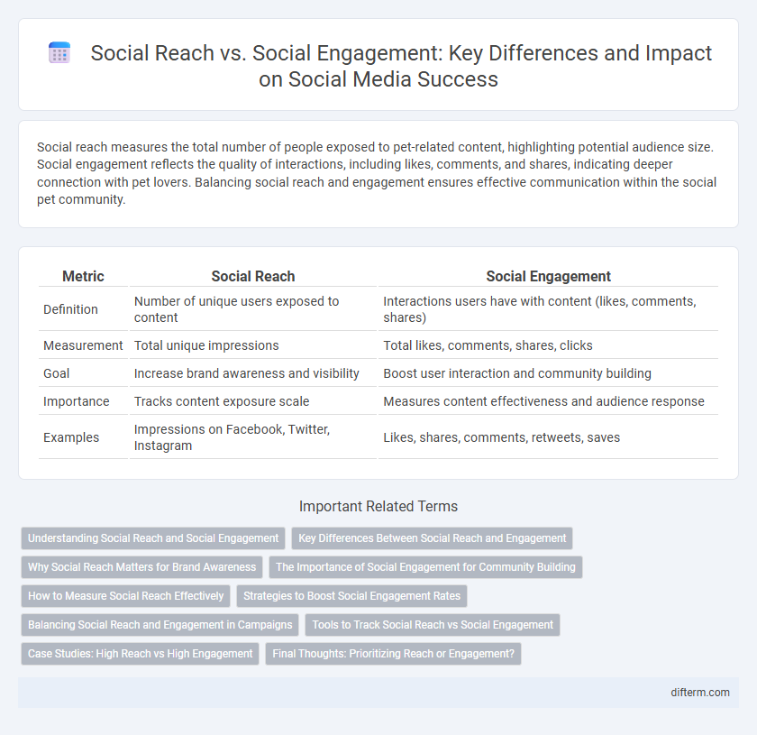 Social Reach vs. Social Engagement: Key Differences and Impact on Social Media Success