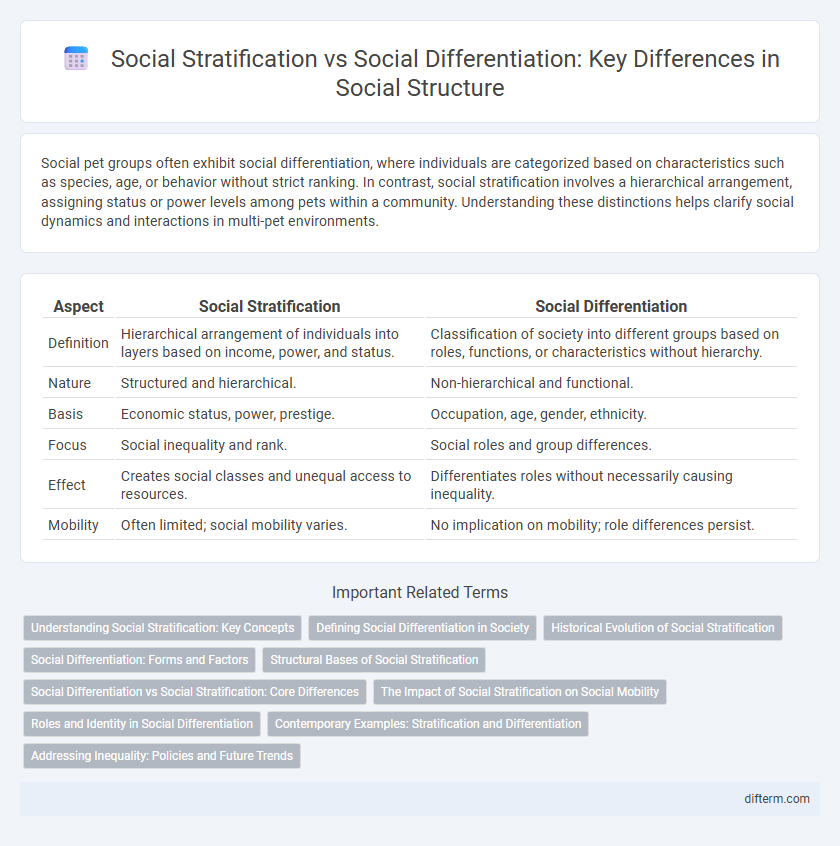 Social Stratification vs Social Differentiation: Key Differences in Social Structure