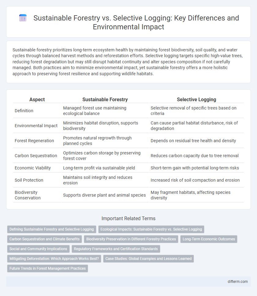 Sustainable Forestry vs. Selective Logging: Key Differences and Environmental Impact