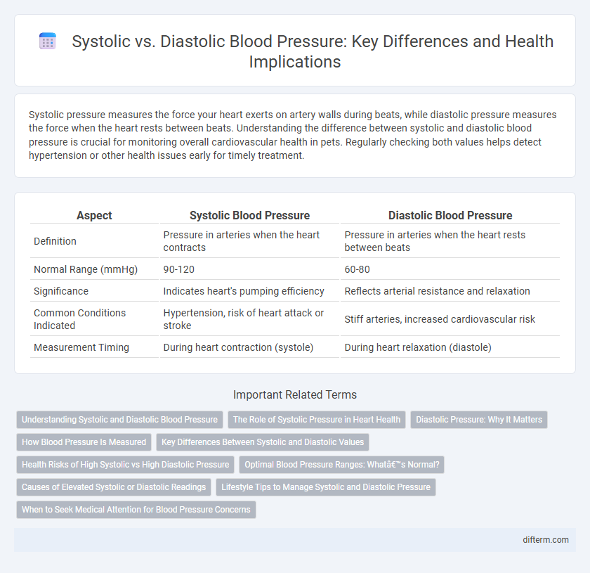 Systolic vs. Diastolic Blood Pressure: Key Differences and Health Implications