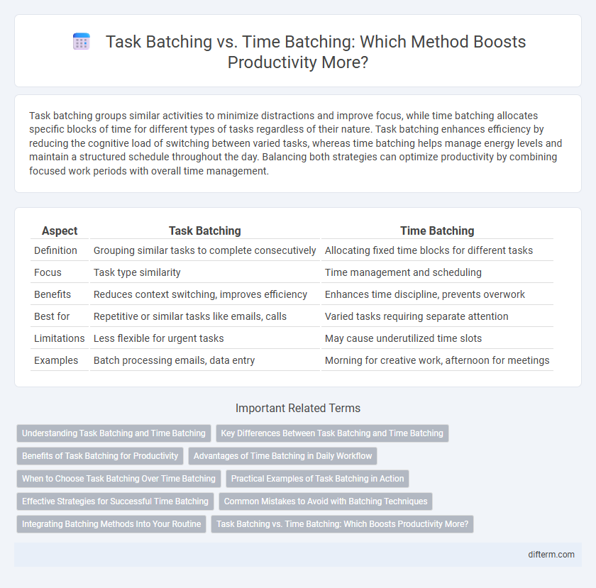 Task Batching vs. Time Batching: Which Method Boosts Productivity More?