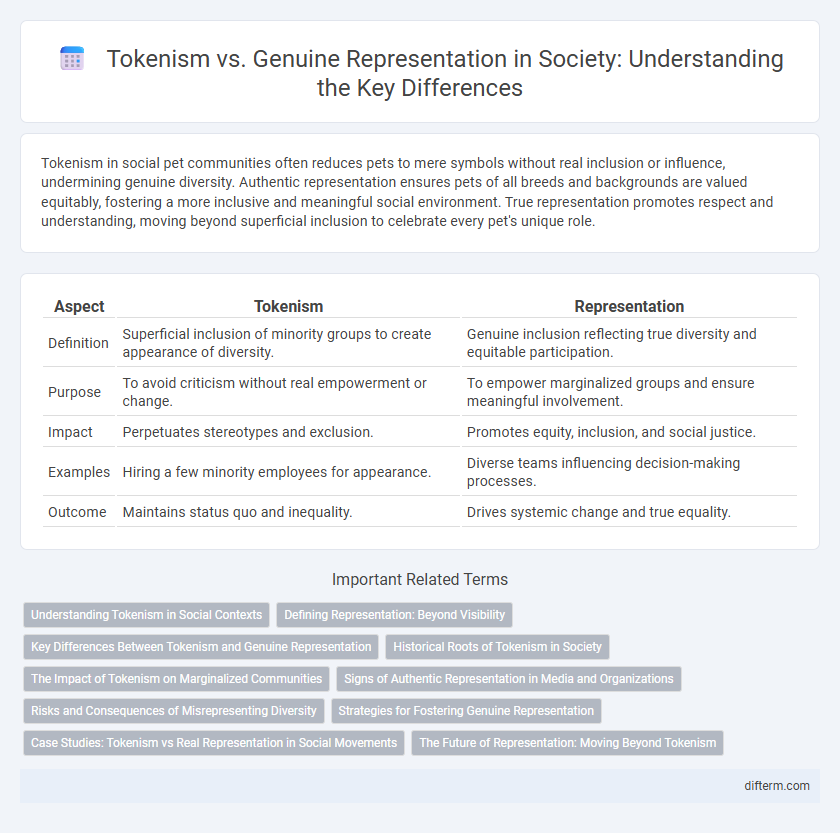 Tokenism vs. Genuine Representation in Society: Understanding the Key Differences