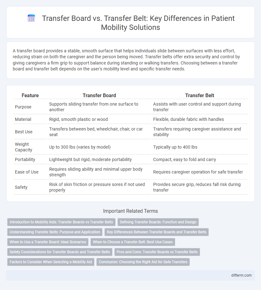Transfer Board vs. Transfer Belt: Key Differences in Patient Mobility Solutions