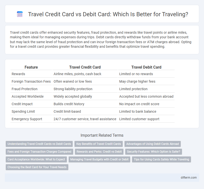 Travel Credit Card vs Debit Card: Which Is Better for Traveling?