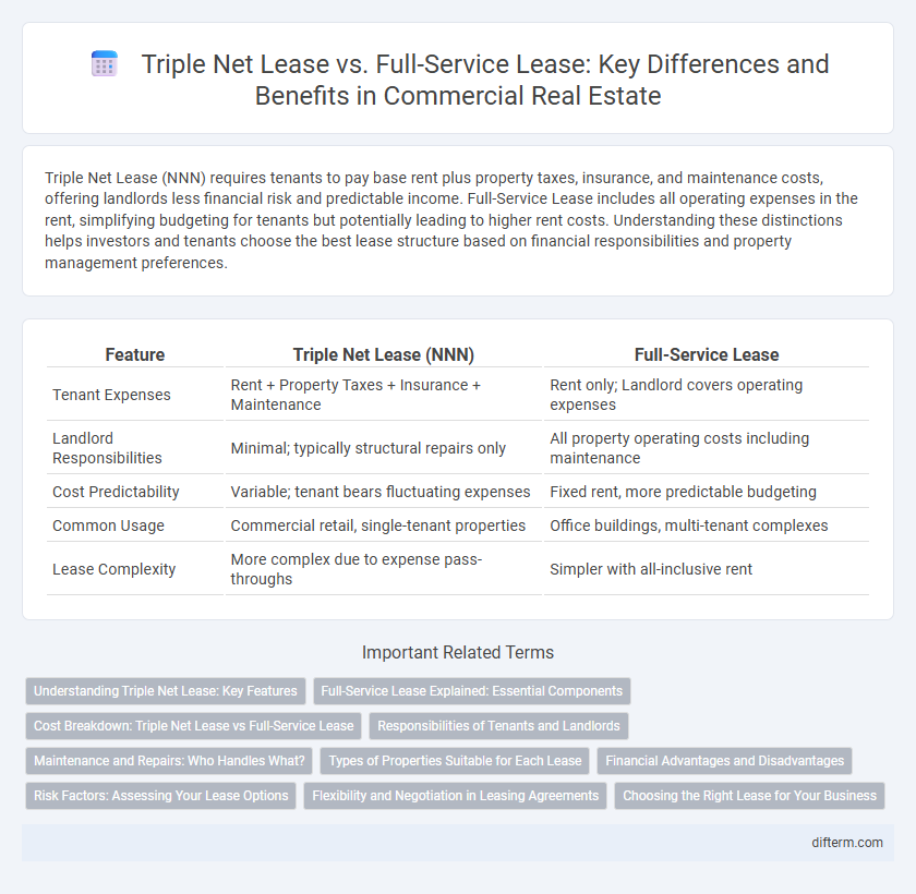 Triple Net Lease vs. Full-Service Lease: Key Differences and Benefits in Commercial Real Estate