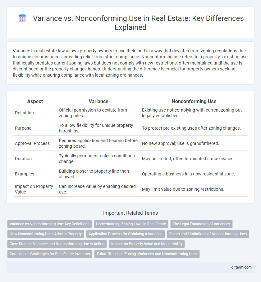 Variance vs. Nonconforming Use in Real Estate: Key Differences Explained