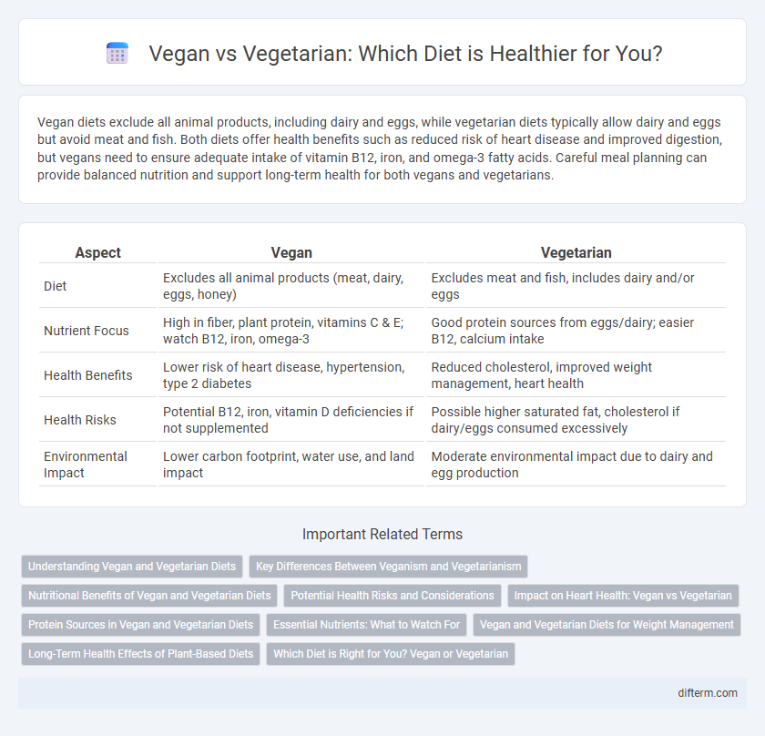 Vegan vs Vegetarian: Which Diet is Healthier for You?