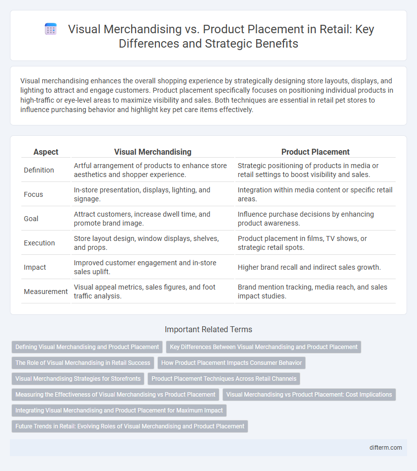 Visual Merchandising vs. Product Placement in Retail: Key Differences and Strategic Benefits