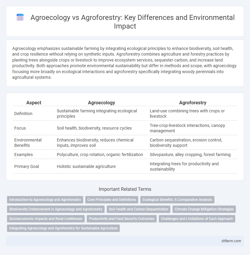 Agroecology vs Agroforestry: Key Differences and Environmental Impact