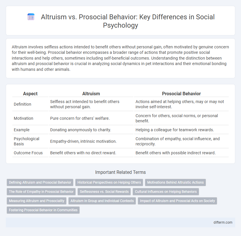 Altruism vs. Prosocial Behavior: Key Differences in Social Psychology