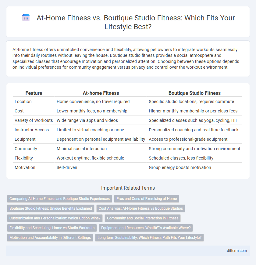 At-Home Fitness vs. Boutique Studio Fitness: Which Fits Your Lifestyle Best?