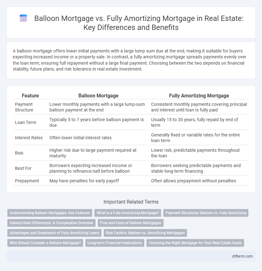Balloon Mortgage vs. Fully Amortizing Mortgage in Real Estate: Key Differences and Benefits