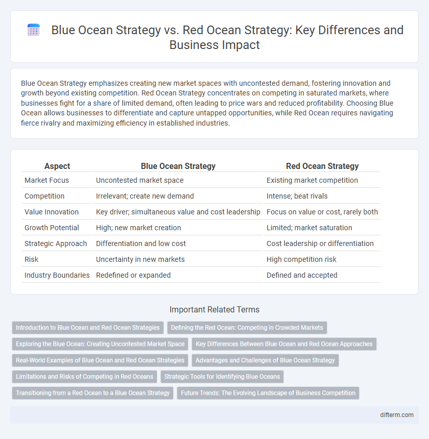 Blue Ocean Strategy vs. Red Ocean Strategy: Key Differences and Business Impact