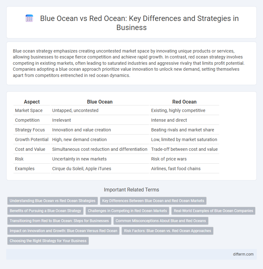 Blue Ocean vs Red Ocean: Key Differences and Strategies in Business
