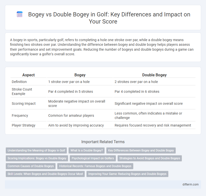 Bogey vs Double Bogey in Golf: Key Differences and Impact on Your Score