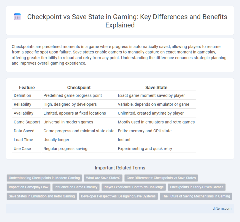 Checkpoint vs Save State in Gaming: Key Differences and Benefits Explained
