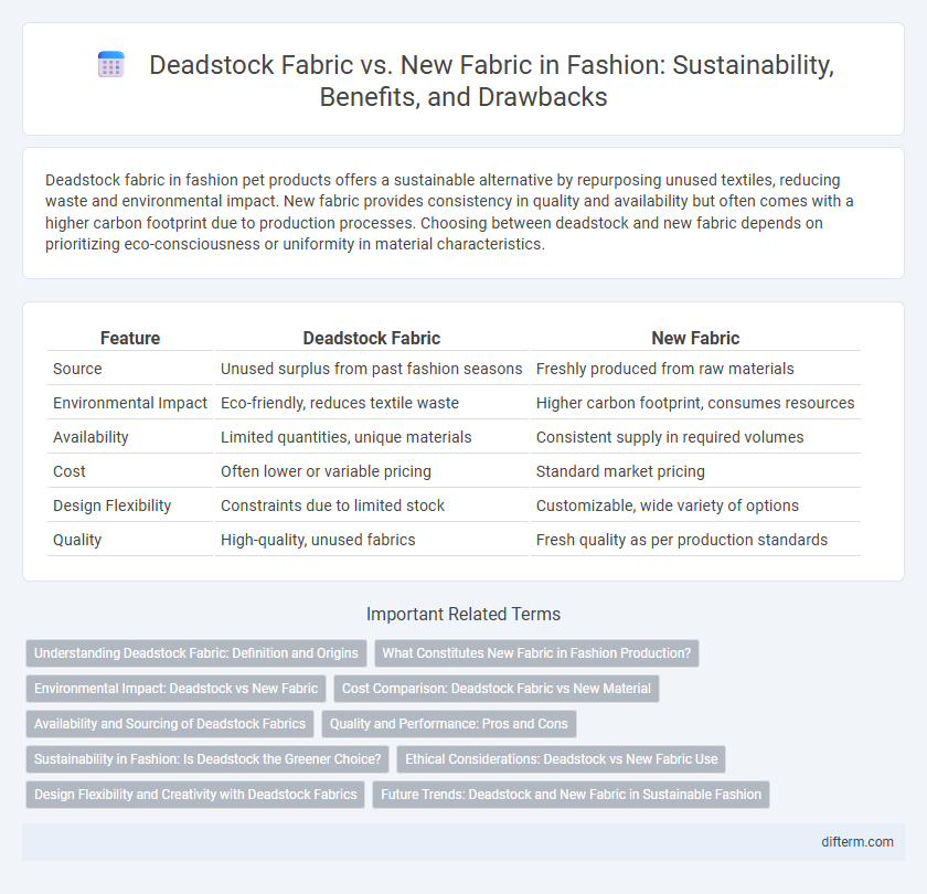 Deadstock Fabric vs. New Fabric in Fashion: Sustainability, Benefits, and Drawbacks