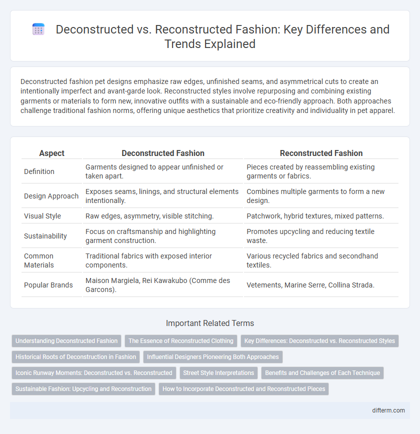 Deconstructed vs. Reconstructed Fashion: Key Differences and Trends Explained