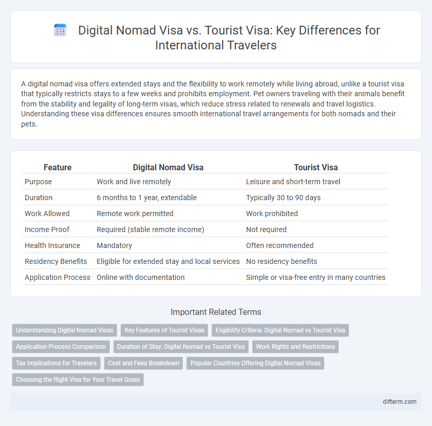 Digital Nomad Visa vs. Tourist Visa: Key Differences for International Travelers