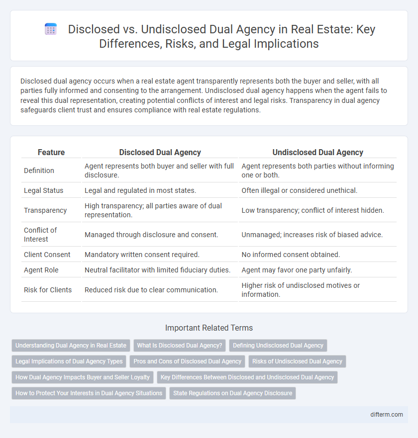 Disclosed vs. Undisclosed Dual Agency in Real Estate: Key Differences, Risks, and Legal Implications