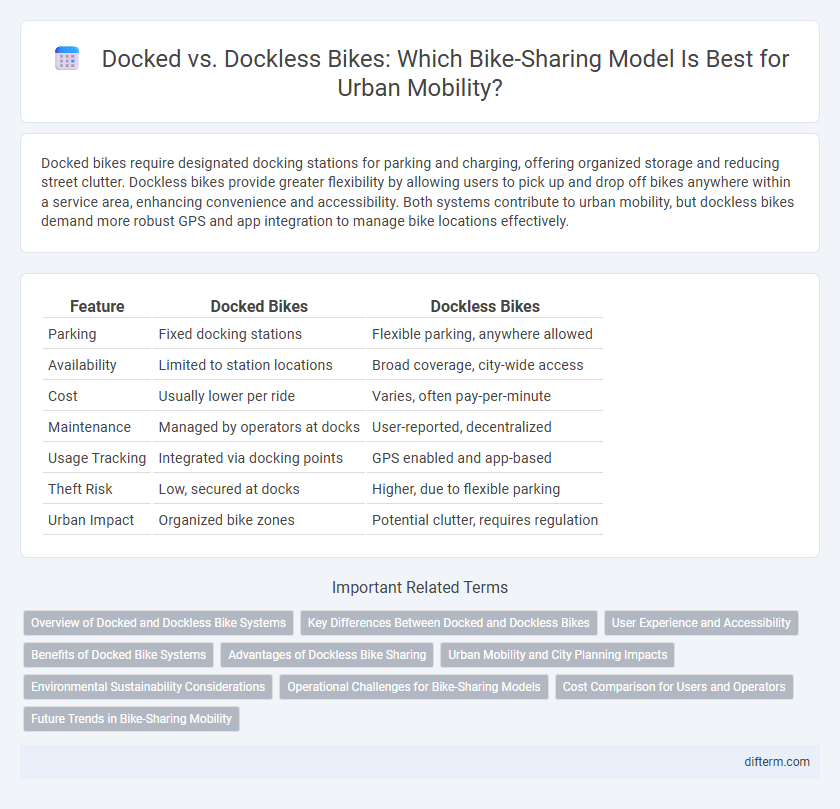 Docked vs. Dockless Bikes: Which Bike-Sharing Model Is Best for Urban Mobility?