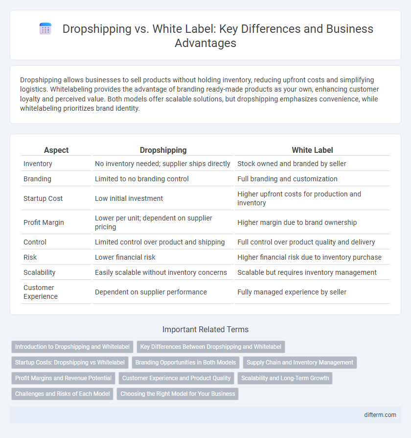 Dropshipping vs. White Label: Key Differences and Business Advantages