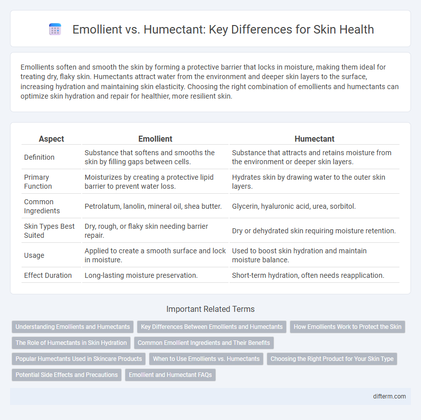 Emollient vs. Humectant: Key Differences for Skin Health