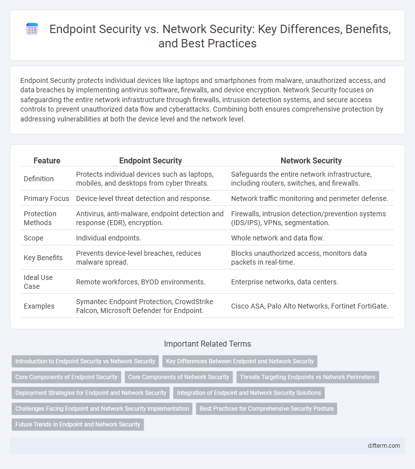 Endpoint Security vs. Network Security: Key Differences, Benefits, and Best Practices