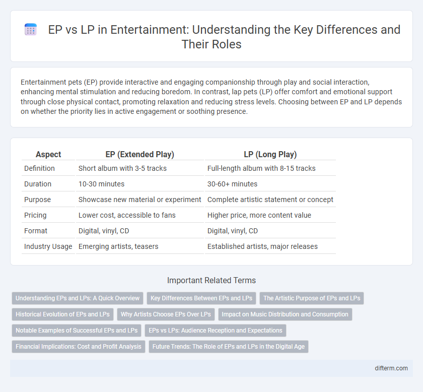 EP vs LP in Entertainment: Understanding the Key Differences and Their Roles