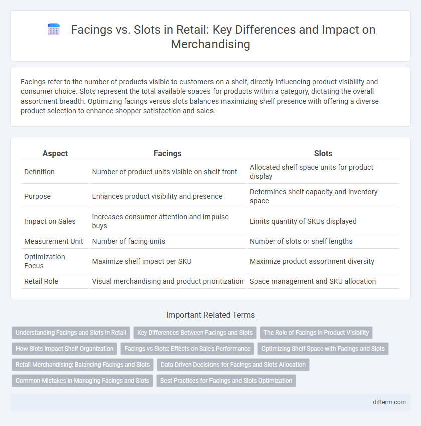 Facings vs. Slots in Retail: Key Differences and Impact on Merchandising