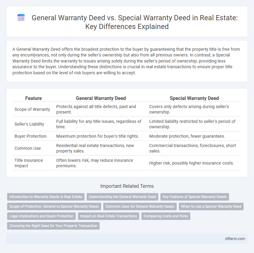 General Warranty Deed vs. Special Warranty Deed in Real Estate: Key Differences Explained