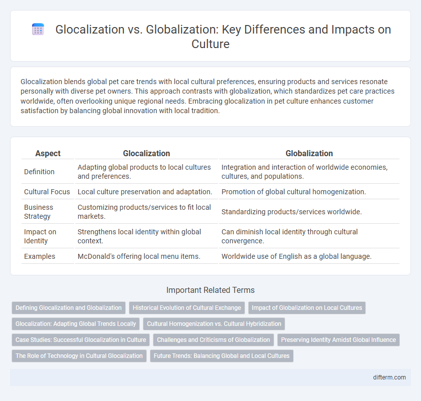 Glocalization vs. Globalization: Key Differences and Impacts on Culture