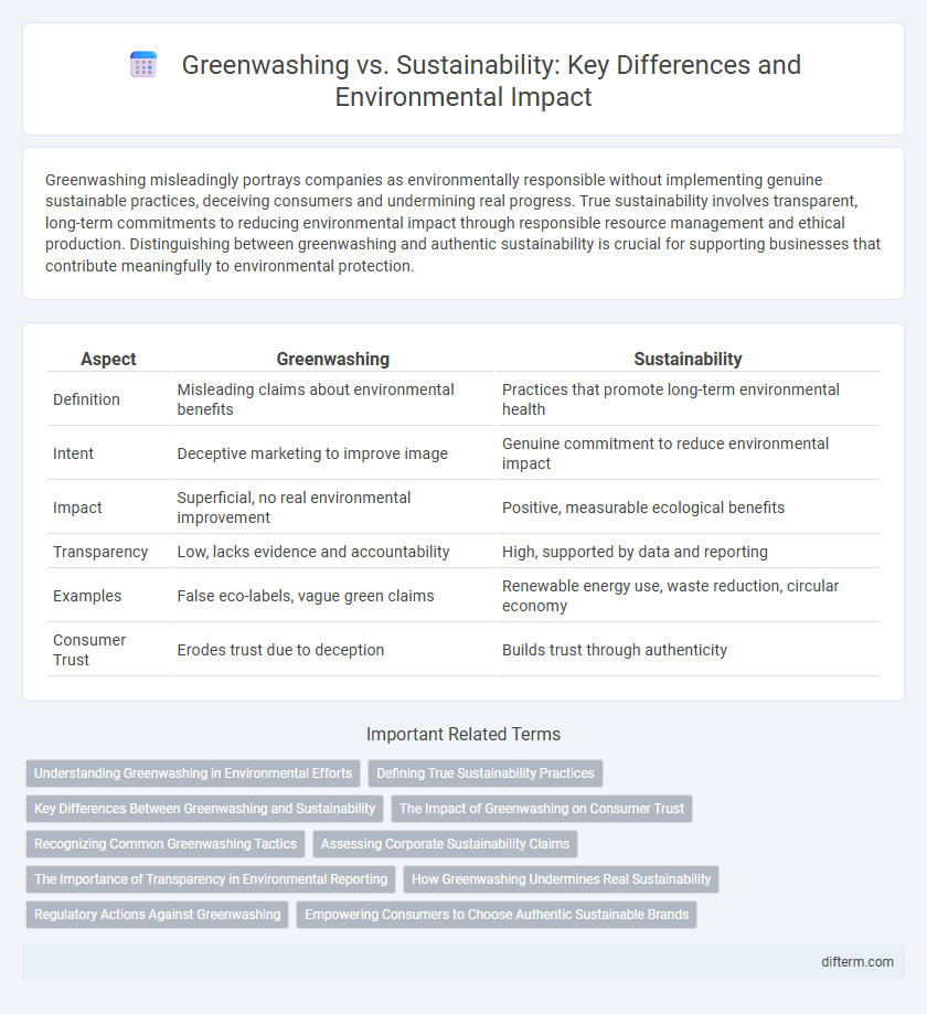 Greenwashing vs. Sustainability: Key Differences and Environmental Impact