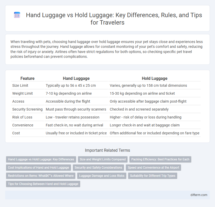 Hand Luggage vs Hold Luggage: Key Differences, Rules, and Tips for Travelers