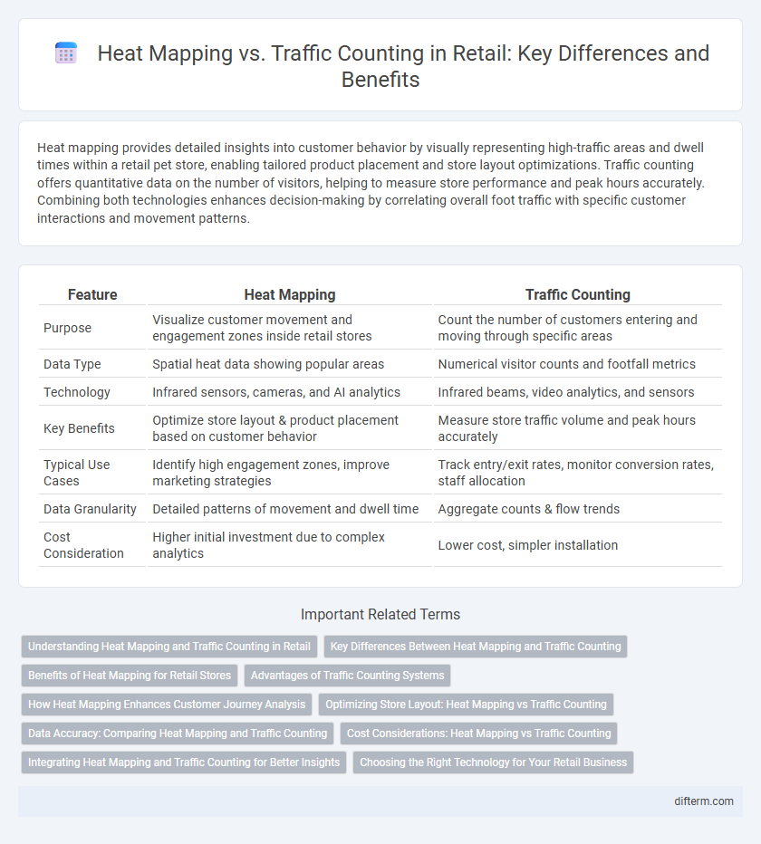Heat Mapping vs. Traffic Counting in Retail: Key Differences and Benefits