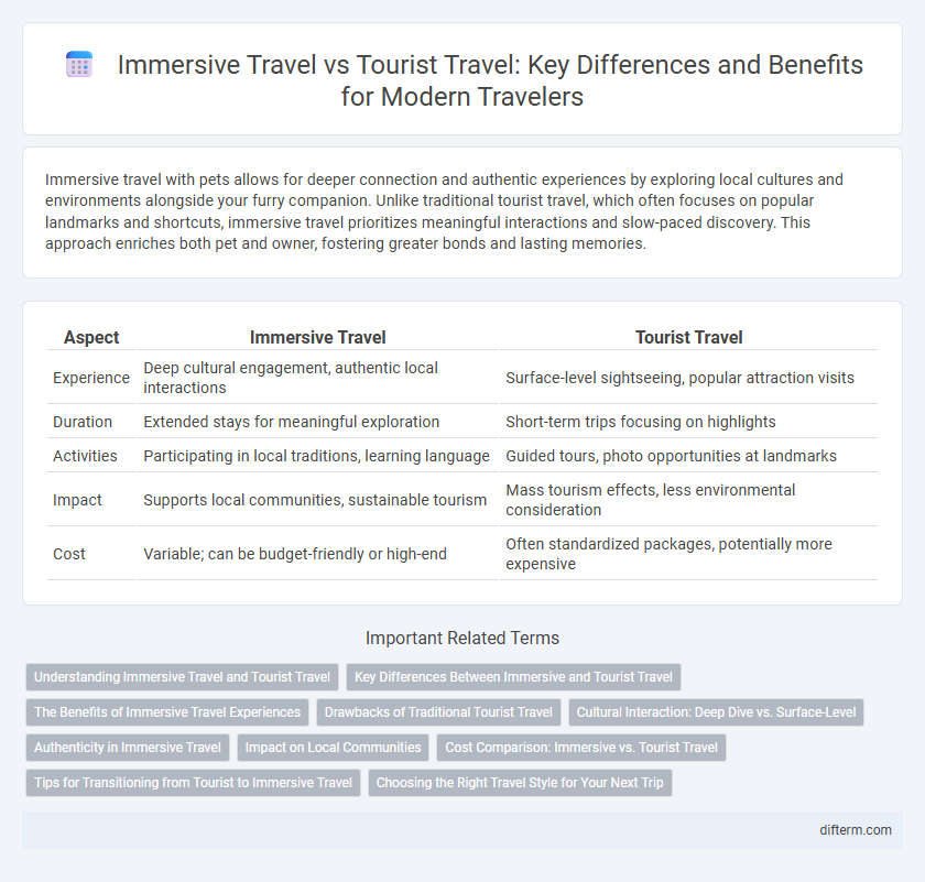 Immersive Travel vs Tourist Travel: Key Differences and Benefits for Modern Travelers