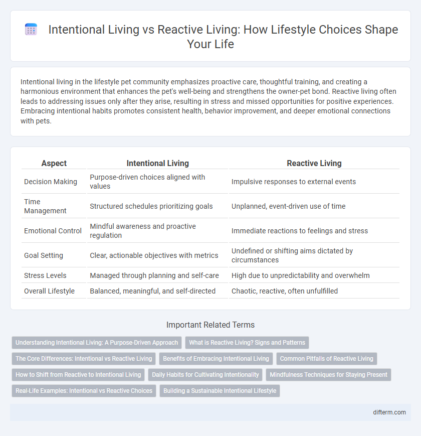 Intentional Living vs Reactive Living: How Lifestyle Choices Shape Your Life